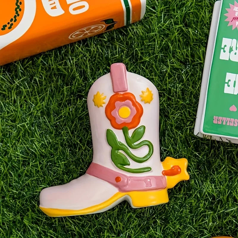 Cowboy Boot Vase