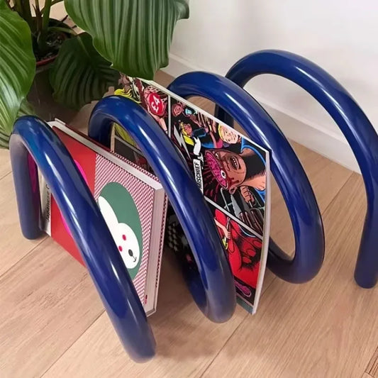 Spiral Magazine Rack